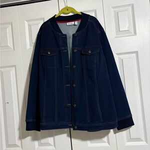Navy Jean Jacket for Women